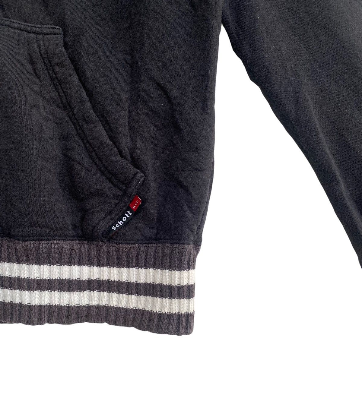 Schott × Vintage Vtg 90s Schott bros patch logo thermal cotton lined jacket Size US M / EU 48-50 / 2 - 4 Thumbnail