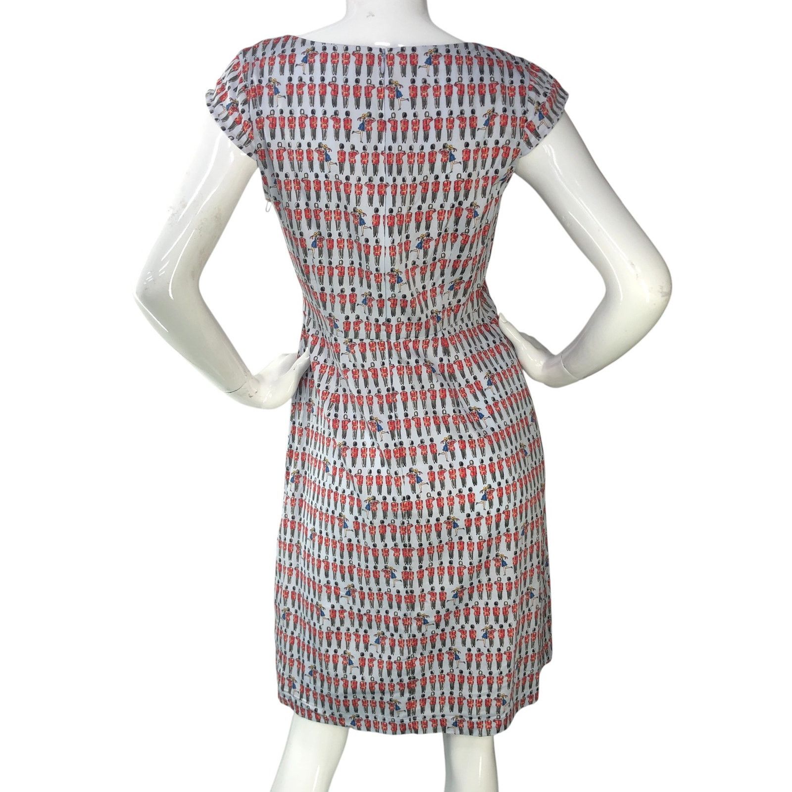 Savile Row The Savile Row Company Sz 2 Dress Royal Guard Novelty Print Size XS / US 0-2 / IT 36-38 - 7 Thumbnail