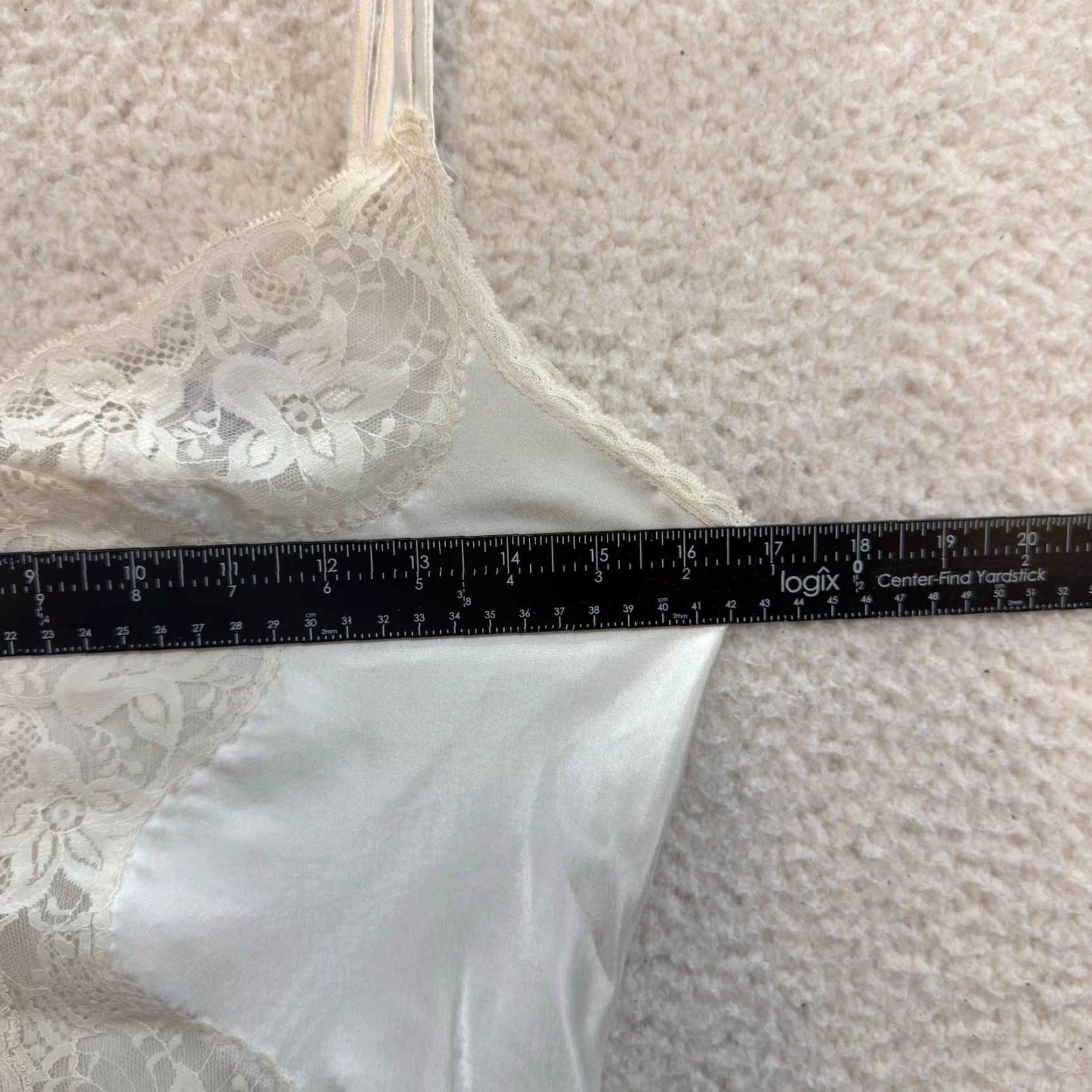 Vintage VINTAGE Cinema Etoile Slip Dress White Satin S Women's Small Ballerina Fairy Princess Coquette Victorian -Stain at Bottom- Size S / US 4 / IT 40 - 3 Thumbnail