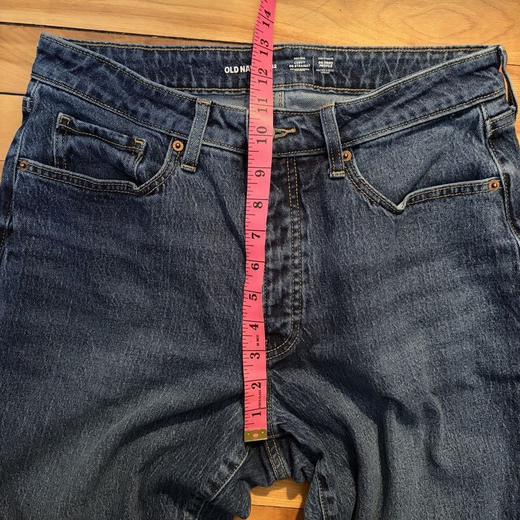 Old Navy Old Navy OG Straight Jeans - Size 12 Size 34" / US 12 / IT 48 - 6 Thumbnail