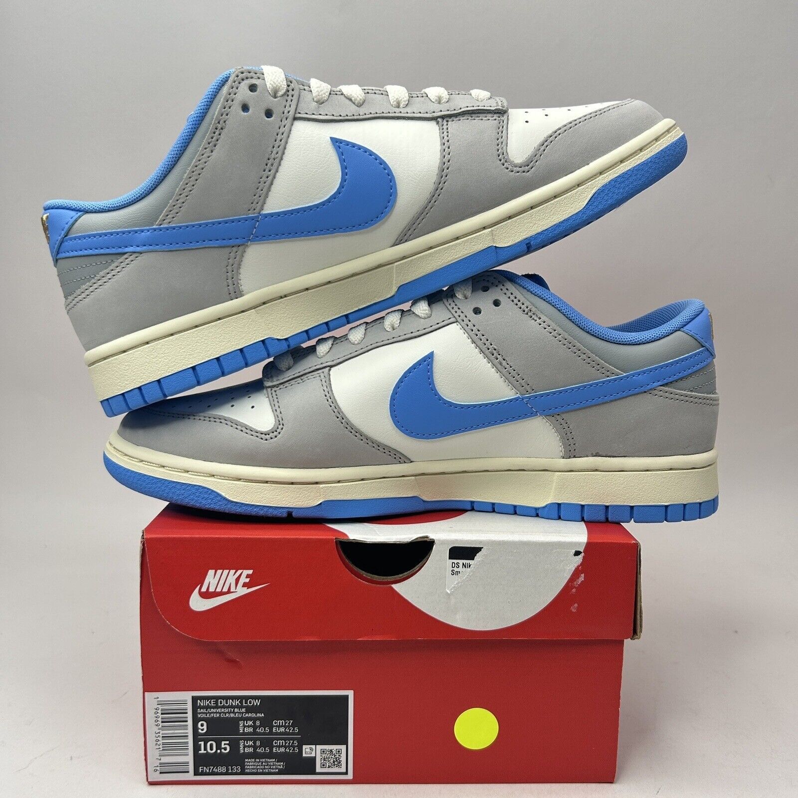 Nike Nike Dunk Low “Athletic Department University Blue" Size US 9 / EU 42 - 3 Thumbnail