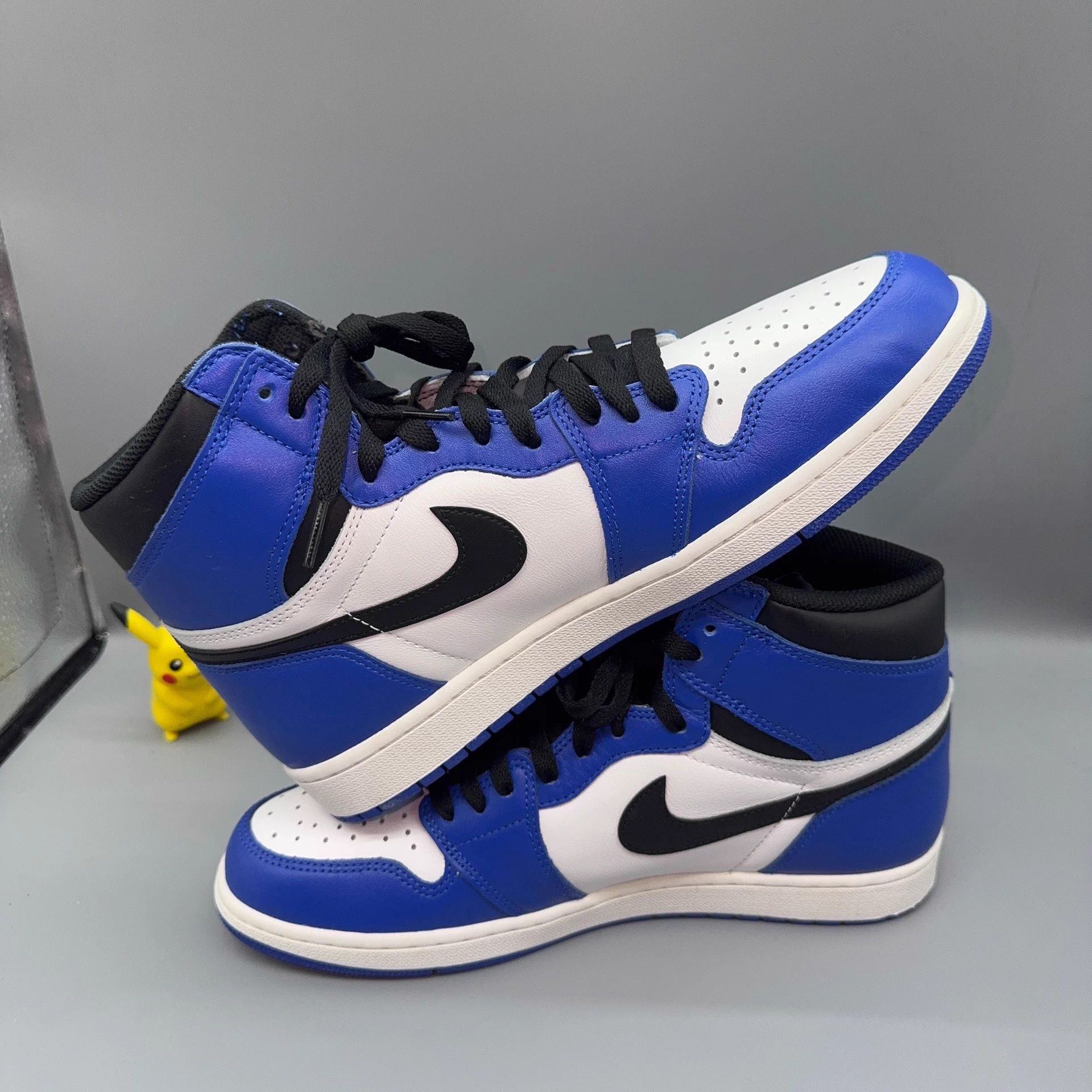Nike Jordan AJ1 White/Blue Lightning 45 Size US 12 / EU 45 - 6 Thumbnail