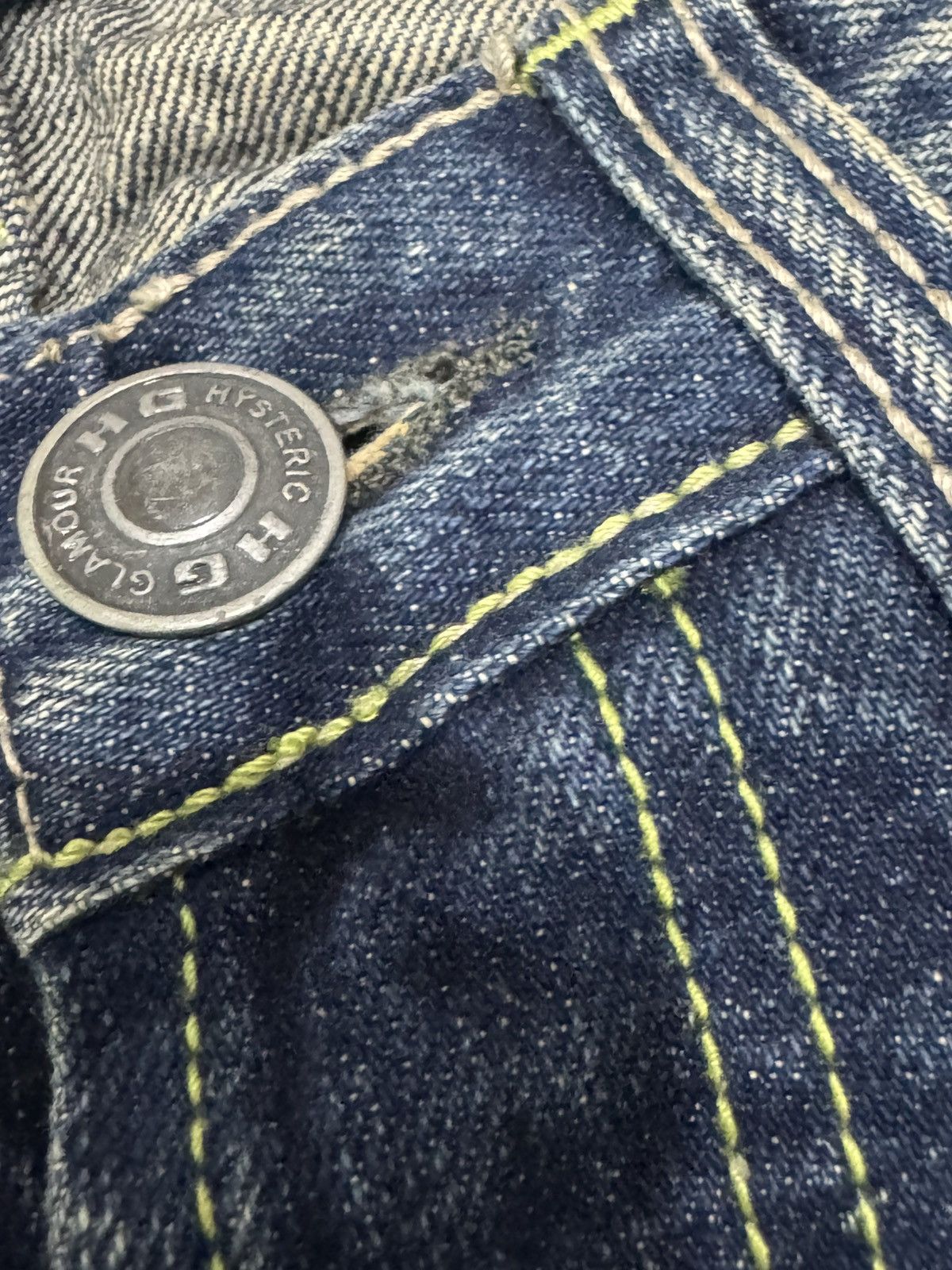 Hysteric Glamour HYSTERIC GLAMOUR- distress swarovky studd jeans Size US 30 / EU 46 - 8 Thumbnail