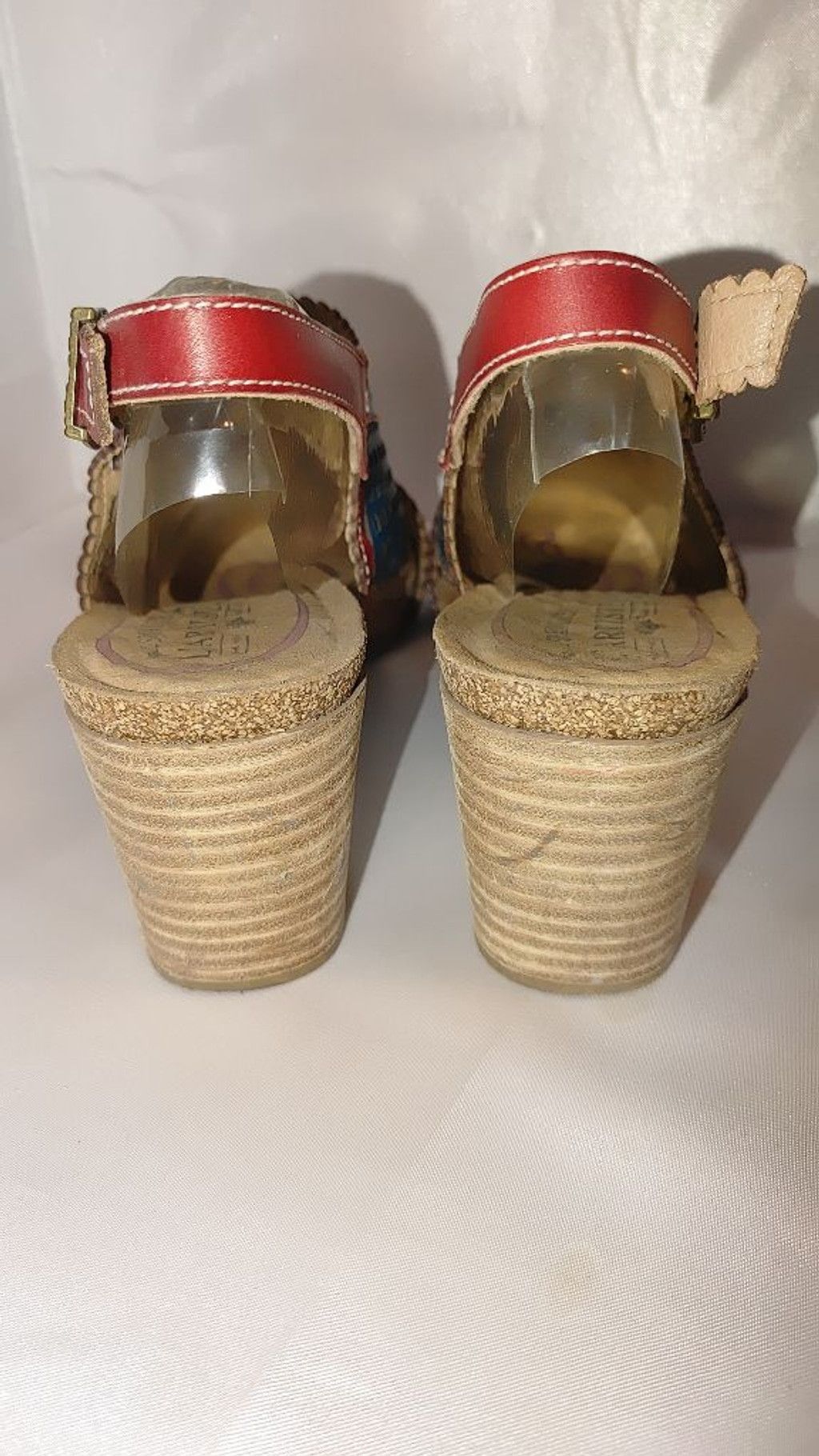 Larose Paris L'Artiste Eclipsing Peep Toe Leather Sandal Size 40 Size US 10 / IT 40 - 7 Thumbnail