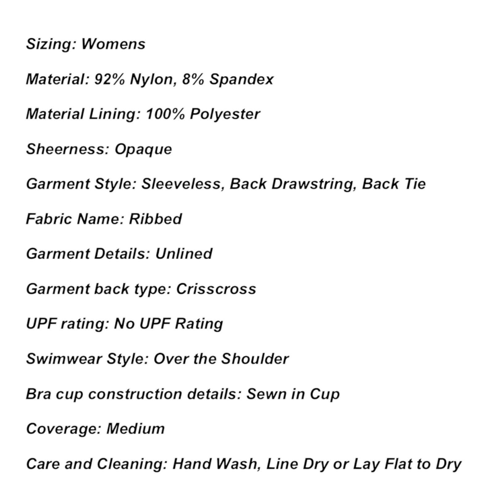 Other Kona Sol-Women's Wide Ribbed Center Ring Medium Coverage One Size ONE SIZE - 10 Thumbnail