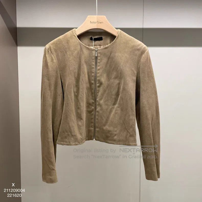 The Row The Row size 8 Khaki lambskin coat Size L / US 10 / IT 46 - 1 Thumbnail