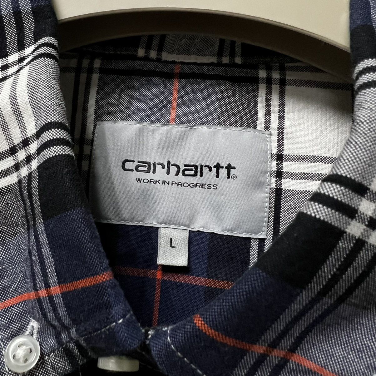 Carhartt × Carhartt Wip Carhartt WIP L/S Steen Shirt Plaid y2k Size US L / EU 52-54 / 3 - 11 Thumbnail
