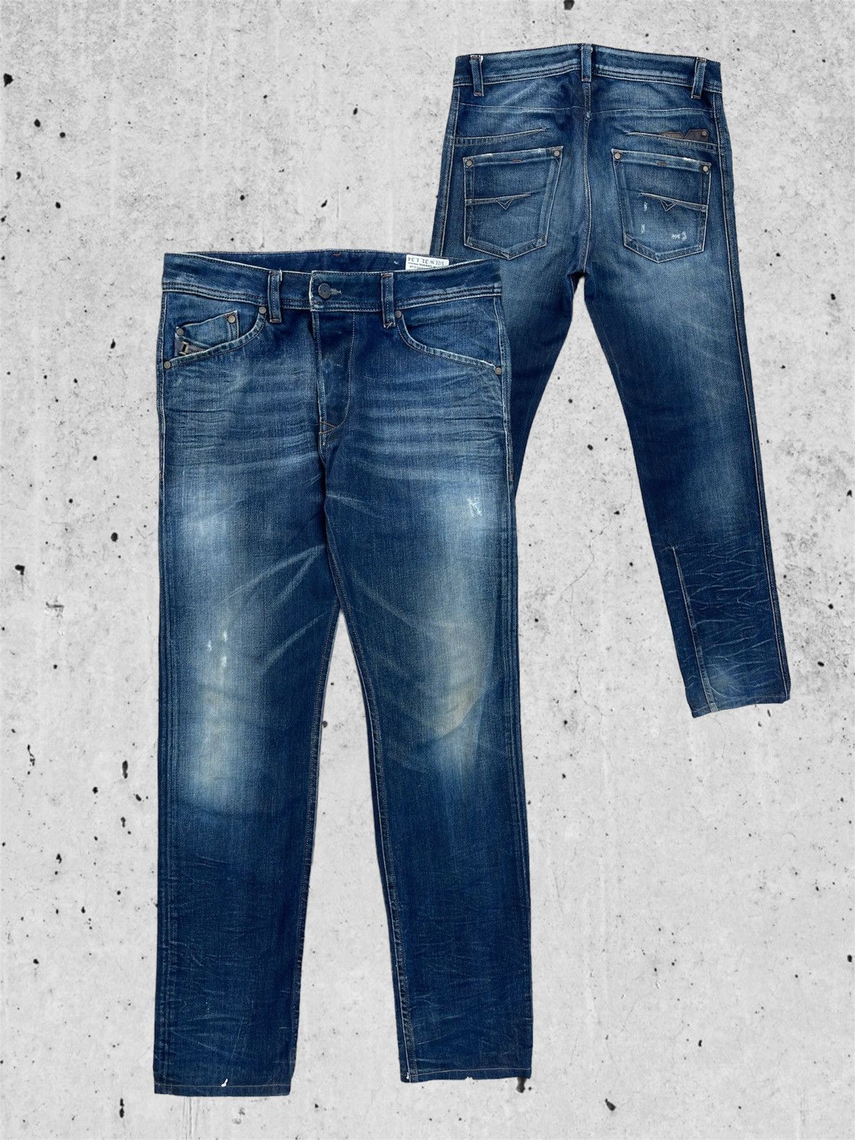 Designer × Diesel 🔥 Diesel Industry Distressed Denim Streetwear W32🔥 Size US 32 / EU 48 - 1 Thumbnail