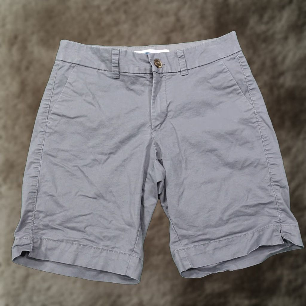 Old Navy VINTAGE Old Navy Women's Chino Shorts Casual Mid Rise Size 0 Gray Summer Cotton Spandex Size 25" / US 0 / IT 36 - 1 Thumbnail