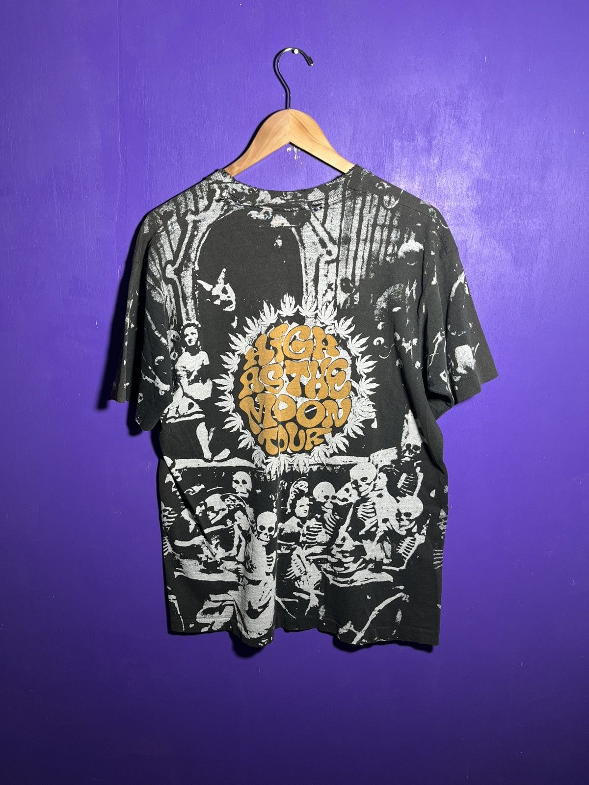 Band Tees × Vintage Vintage 90s The black crows high as the moon AOP tour tee Size US L / EU 52-54 / 3 - 2 Thumbnail