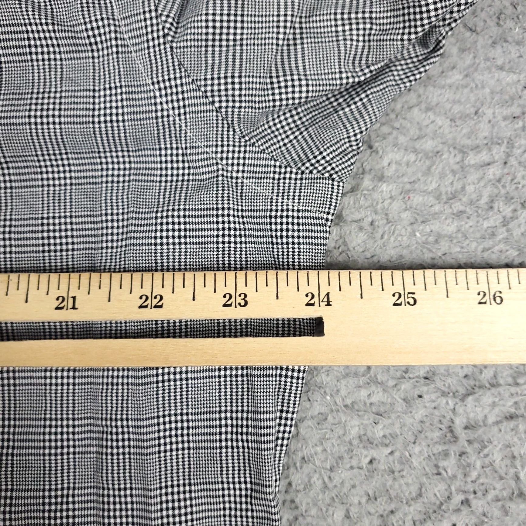 Ralph Lauren Ralph Lauren Shirt Mens 16.5 Gray Plaid Dress Button-Up Long Sleeve, Regular Fit, Cotton, Classic American Style - Mens Size 42R - 5 Thumbnail