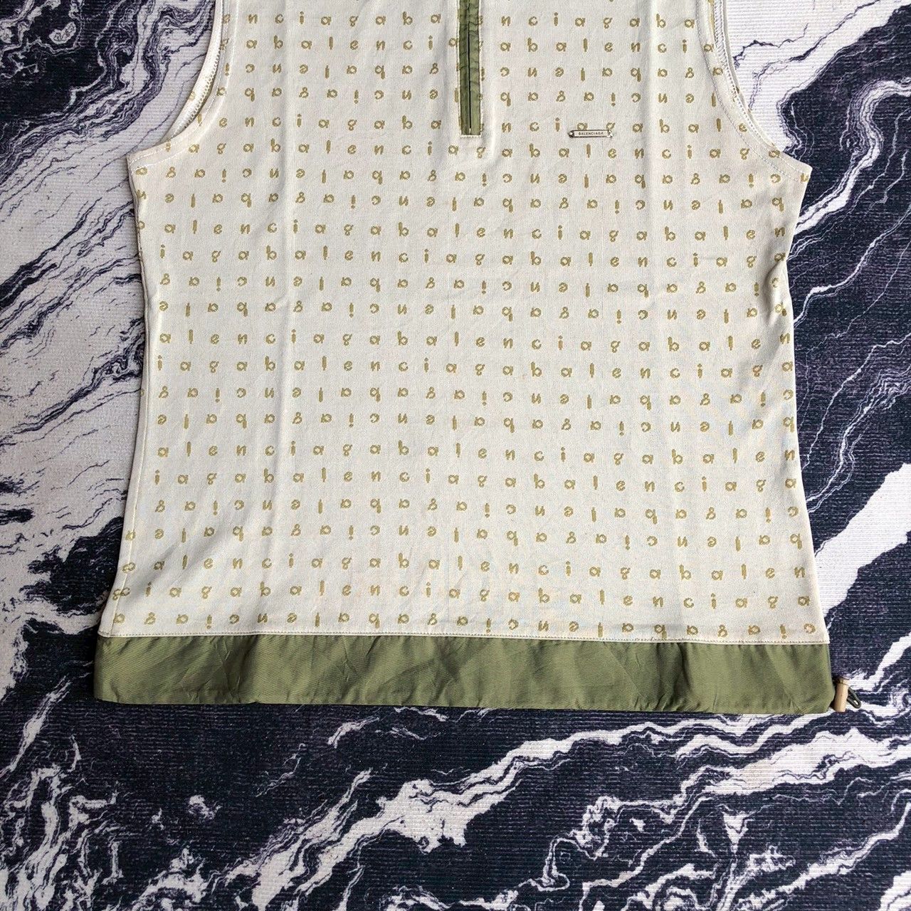 Balenciaga Balenciaga Monogram Sleeveless Zip Top Size XS / US 0-2 / IT 36-38 - 4 Thumbnail