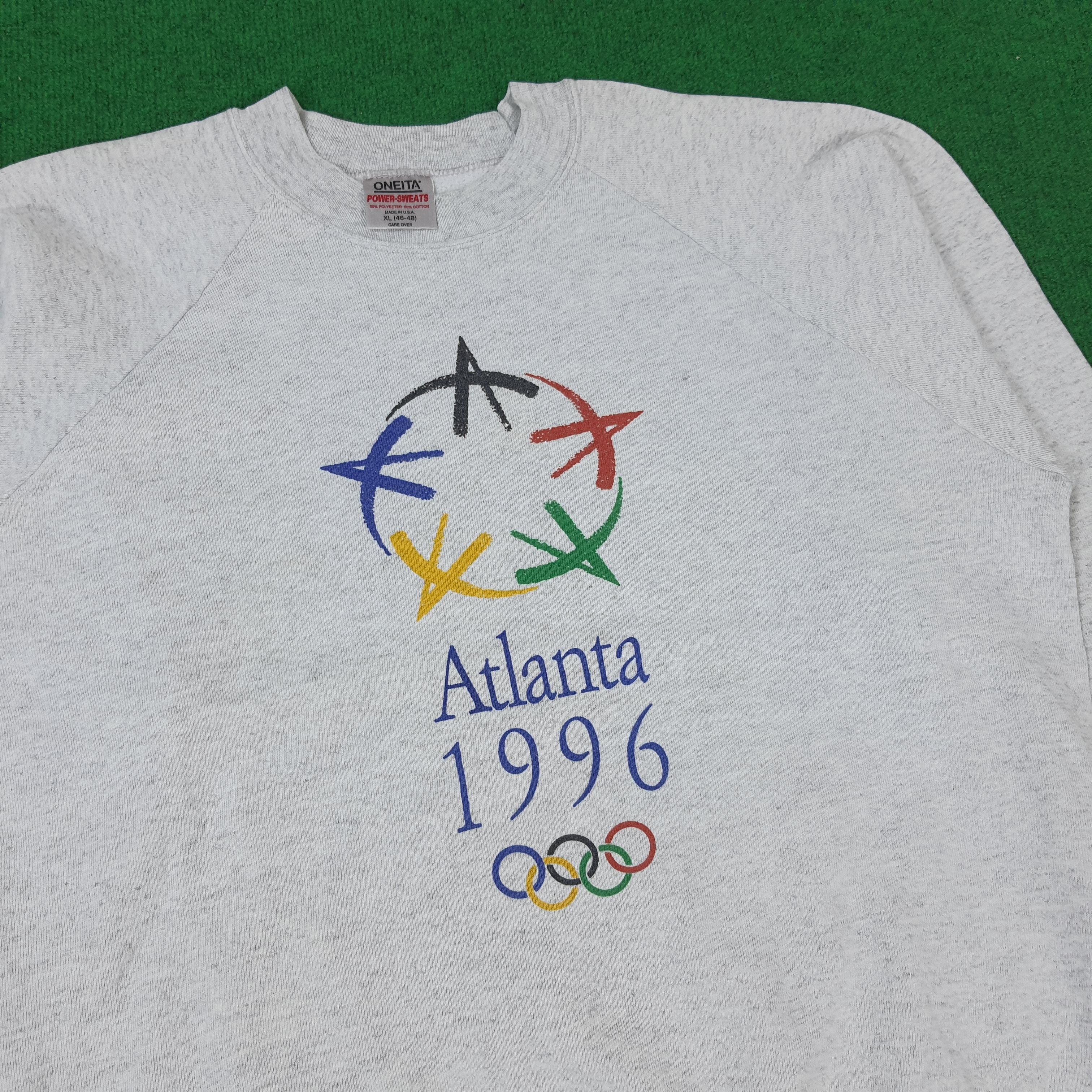 USA Olympics × Vintage Vintage Atlanta 1996 Olympics USA Sports Sweatshirt Size US L / EU 52-54 / 3 - 2 Thumbnail