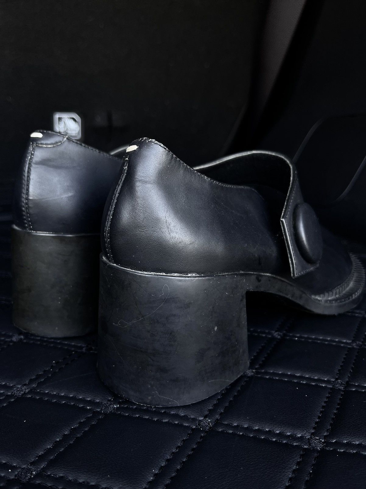 Maison Margiela Fall 2019 Maison Margiela Chunky Mary Jane Heels Size US 5 / IT 35 - 4 Thumbnail