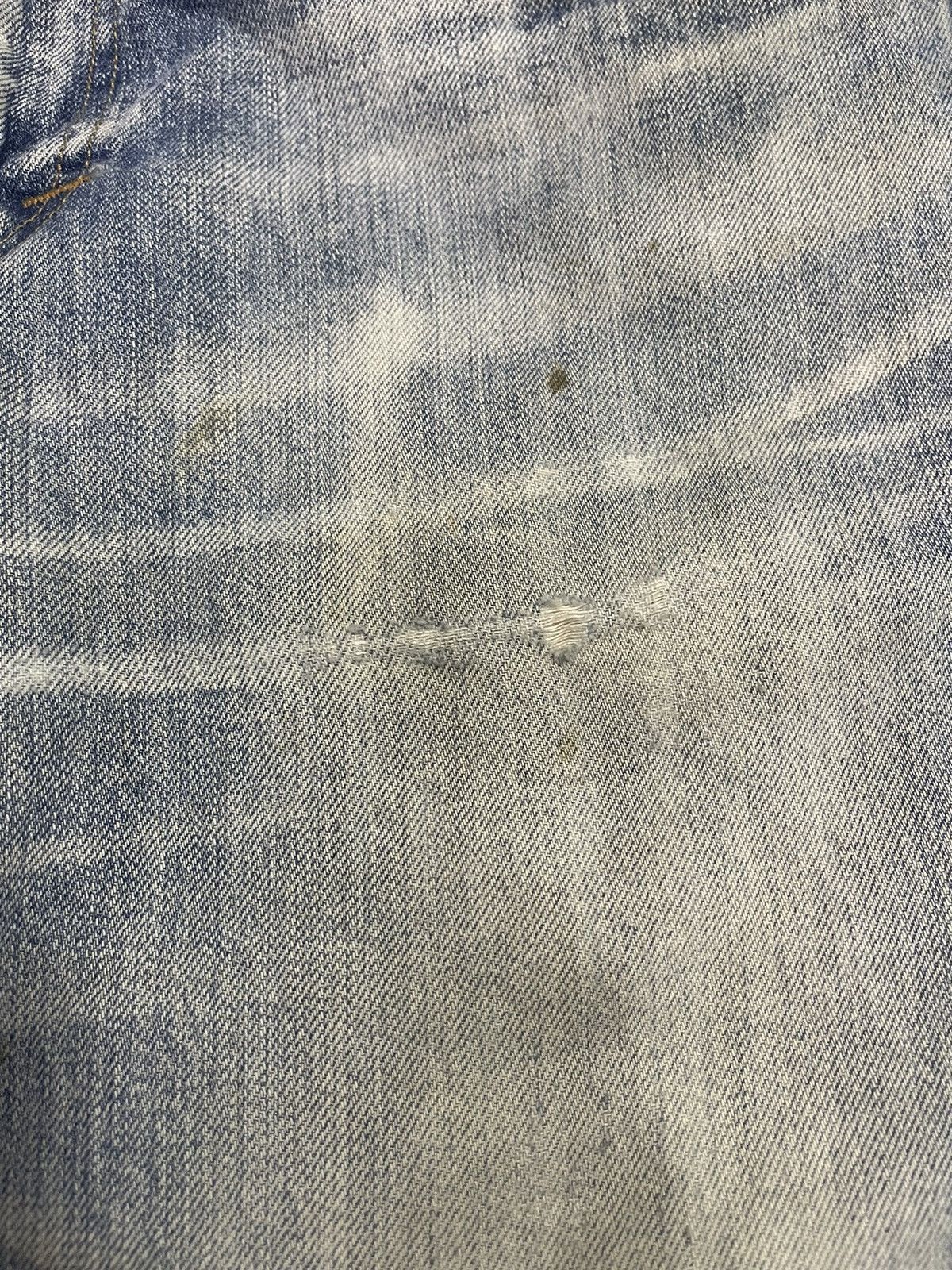 Edwin × Japanese Brand Edwin Exclusive Vintage Distressed Jeans (14) Size US 33 - 16 Thumbnail
