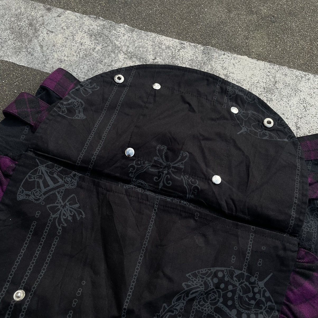 If Six Was Nine Blood Storm Mini Skirt With Removeable Pocket Punk Style Size 27" / US 4 / IT 40 - 6 Thumbnail