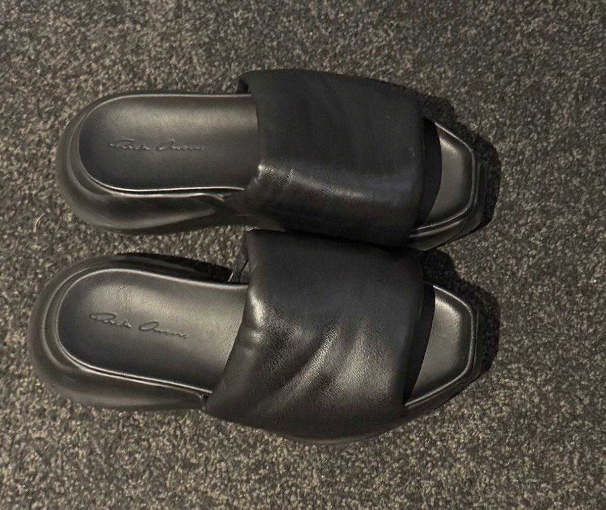 Rick Owens Rick Owen’s Geth Padded Slides Size US 6.5 / IT 36.5 - 1 Thumbnail
