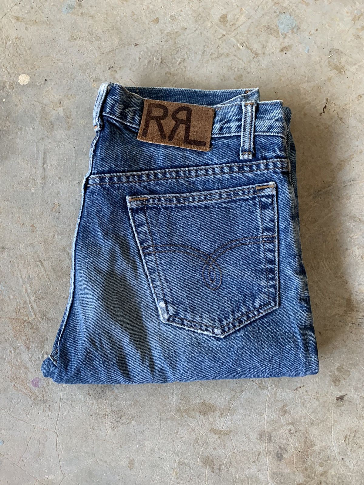 RRL Ralph Lauren Vintage Double RRL Ralph Lauren Made In Usa Distressed Denim Size US 30 / EU 46 - 3 Thumbnail