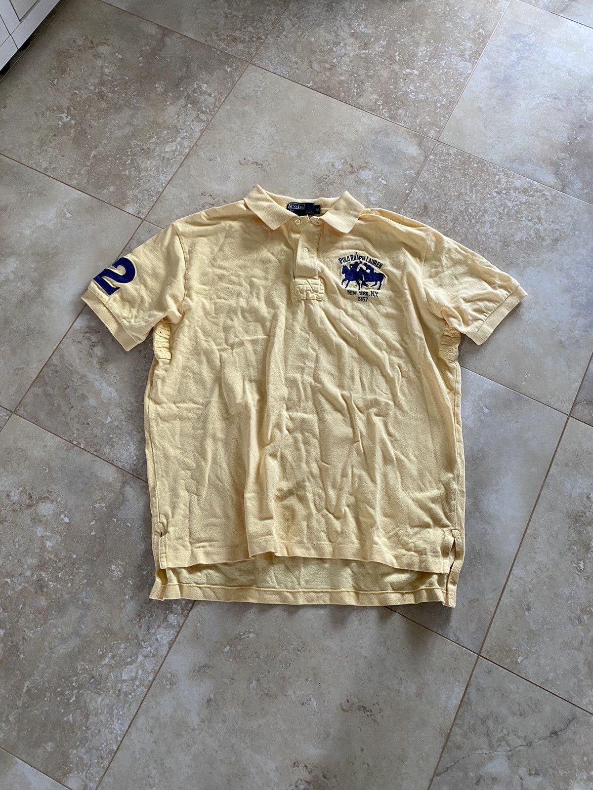 Polo Ralph Lauren Vintage Polo Ralph Lauren Big Logo Regby Polo #2 Big Pony Size US L / EU 52-54 / 3 - 1 Thumbnail