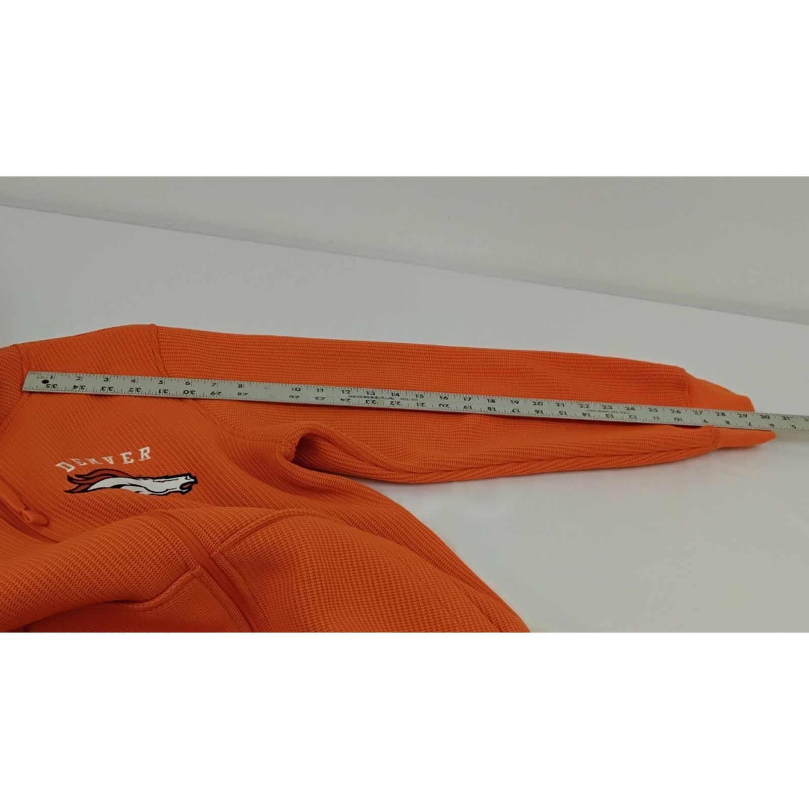 NFL NFL Denver Broncos Hoodie Men's Small Orange Full Zip Size US S / EU 44-46 / 1 - 10 Thumbnail