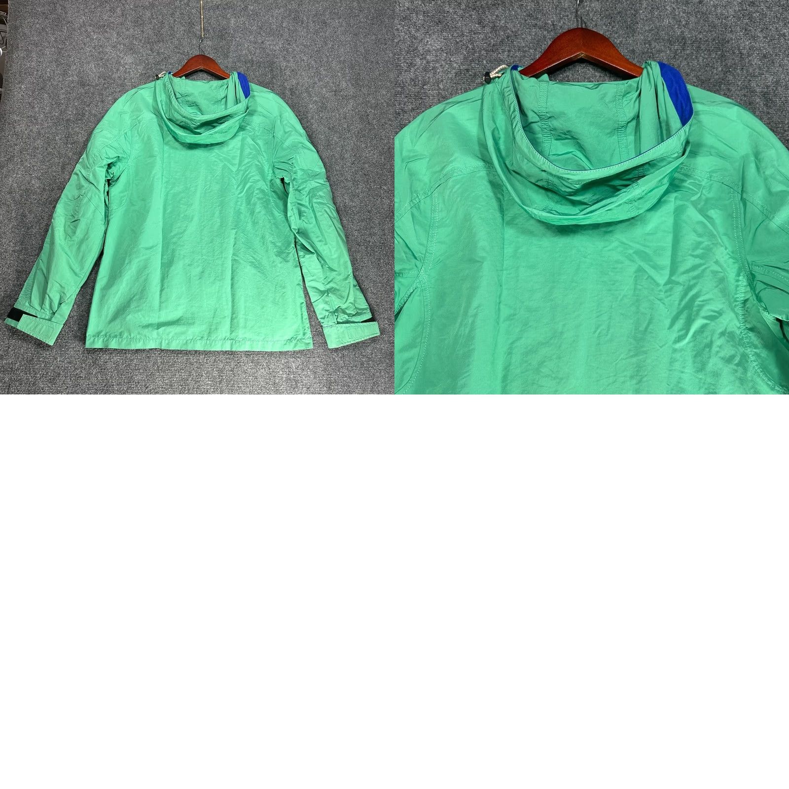 Club Monaco VINTAGE? No - Club Monaco Jacket Womens Medium Green Zip Up Hooded Pockets Windbreaker Rain Size M / US 6-8 / IT 42-44 - 8 Thumbnail