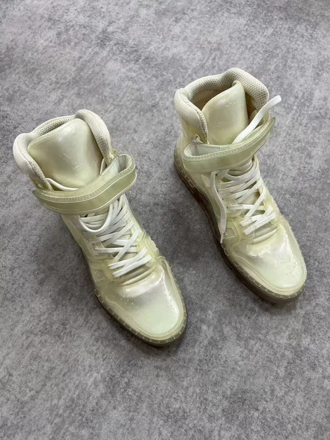 Louis Vuitton LV Transparent High-Top Sports Sneakers. Size US 7.5 / EU 40-41 - 2 Thumbnail