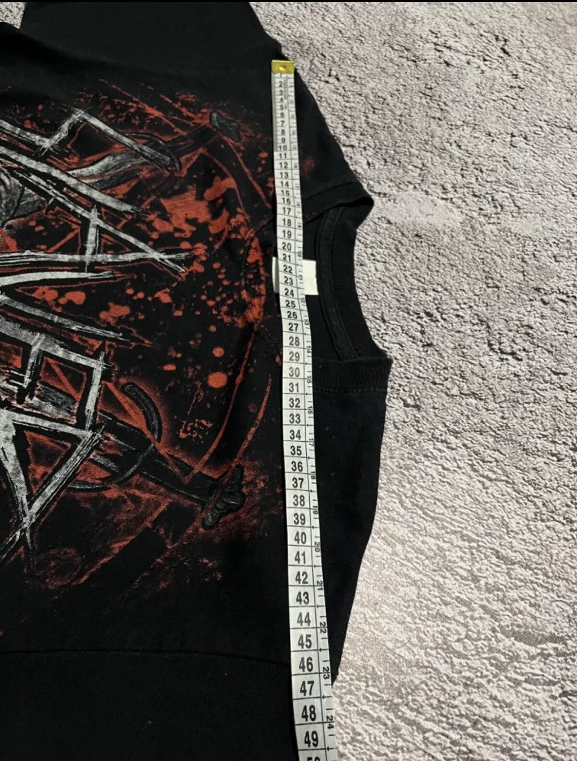 Gildan × Vintage Vtg Slayer All Over Print Metal T-shirt Size US M / EU 48-50 / 2 - 10 Thumbnail