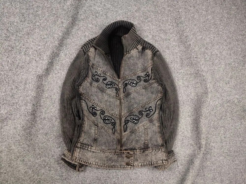 Hysteric Glamour Vintage Jacket Ribbed sleeves if six was nine style LGB Y2K Size M / US 6-8 / IT 42-44 - 1 Thumbnail