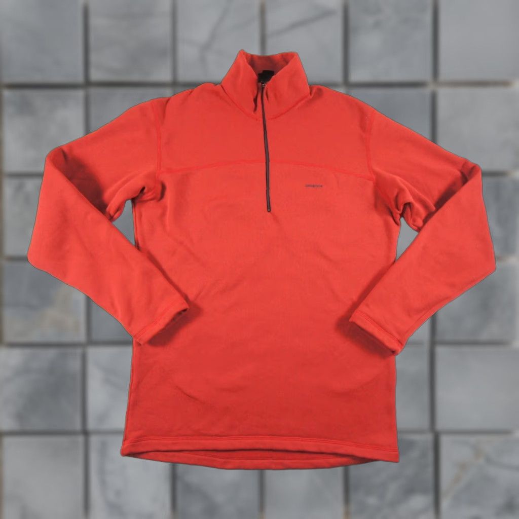 Patagonia Vintage Patagonia Sweater Mens Medium Red 1/4 Zip Capilene Fleece Pullover Adult Size US M / EU 48-50 / 2 - 1 Thumbnail