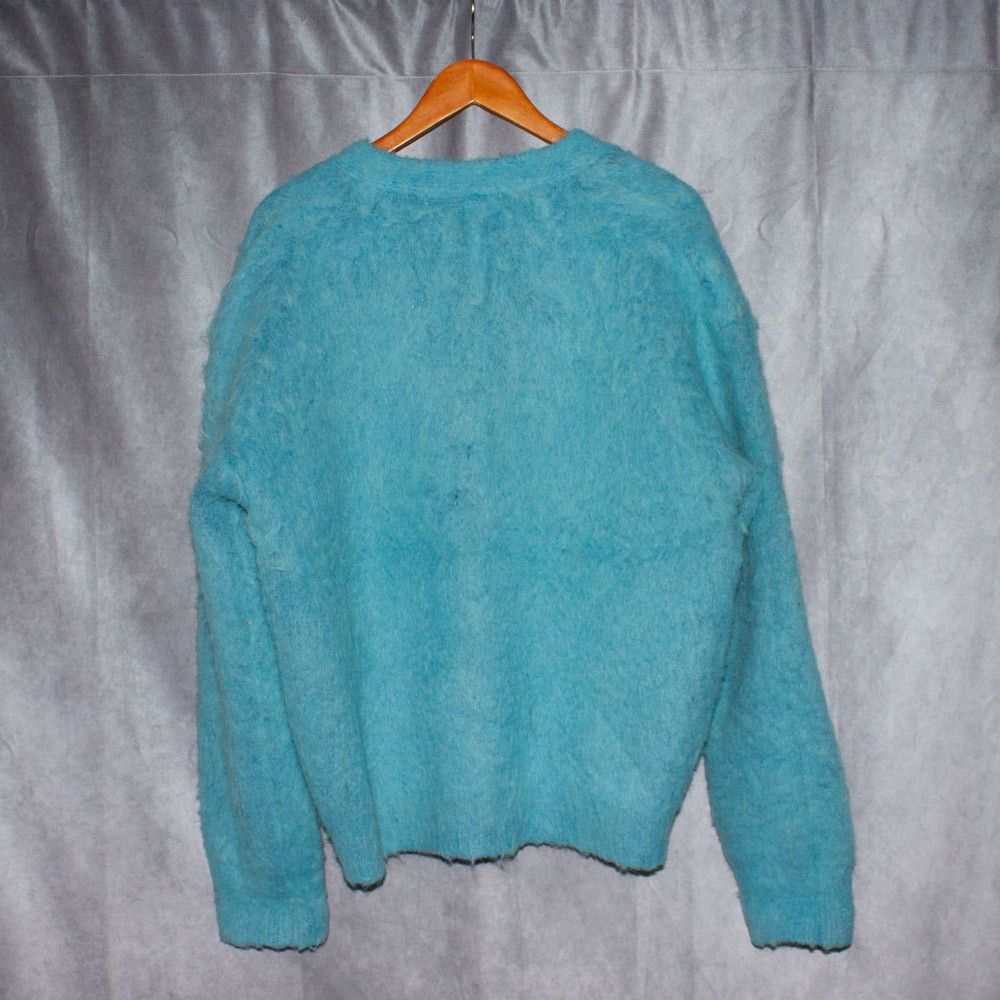 No Maintenance Electric Blue Shag Cardigan Size US L / EU 52-54 / 3 - 2 Thumbnail