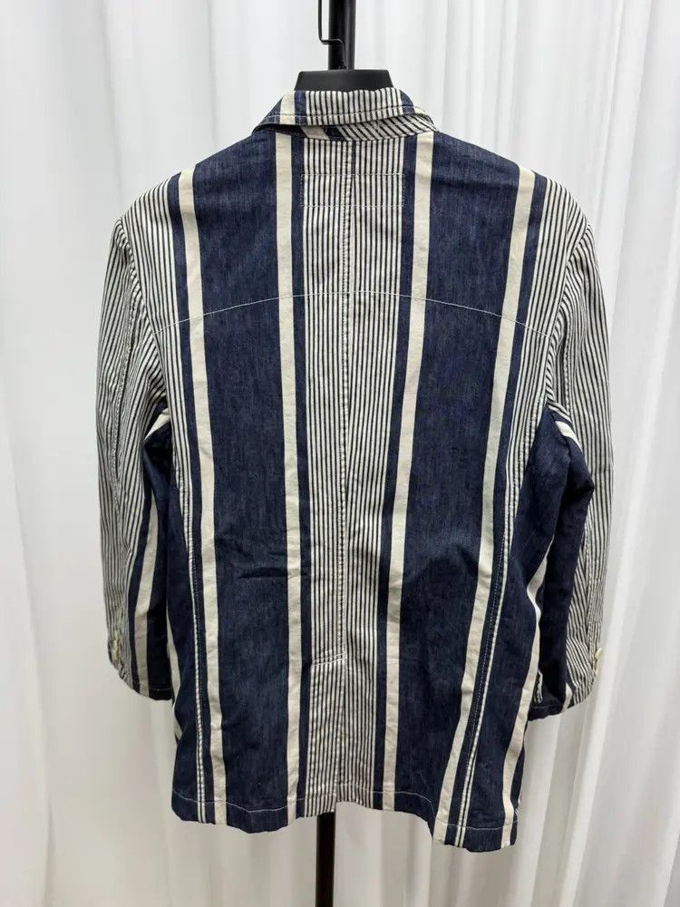 Comme des Garcons Comme Des Garcons Homme Stripes Denim Blazer Jacket-2507 Size US M / EU 48-50 / 2 - 4 Thumbnail