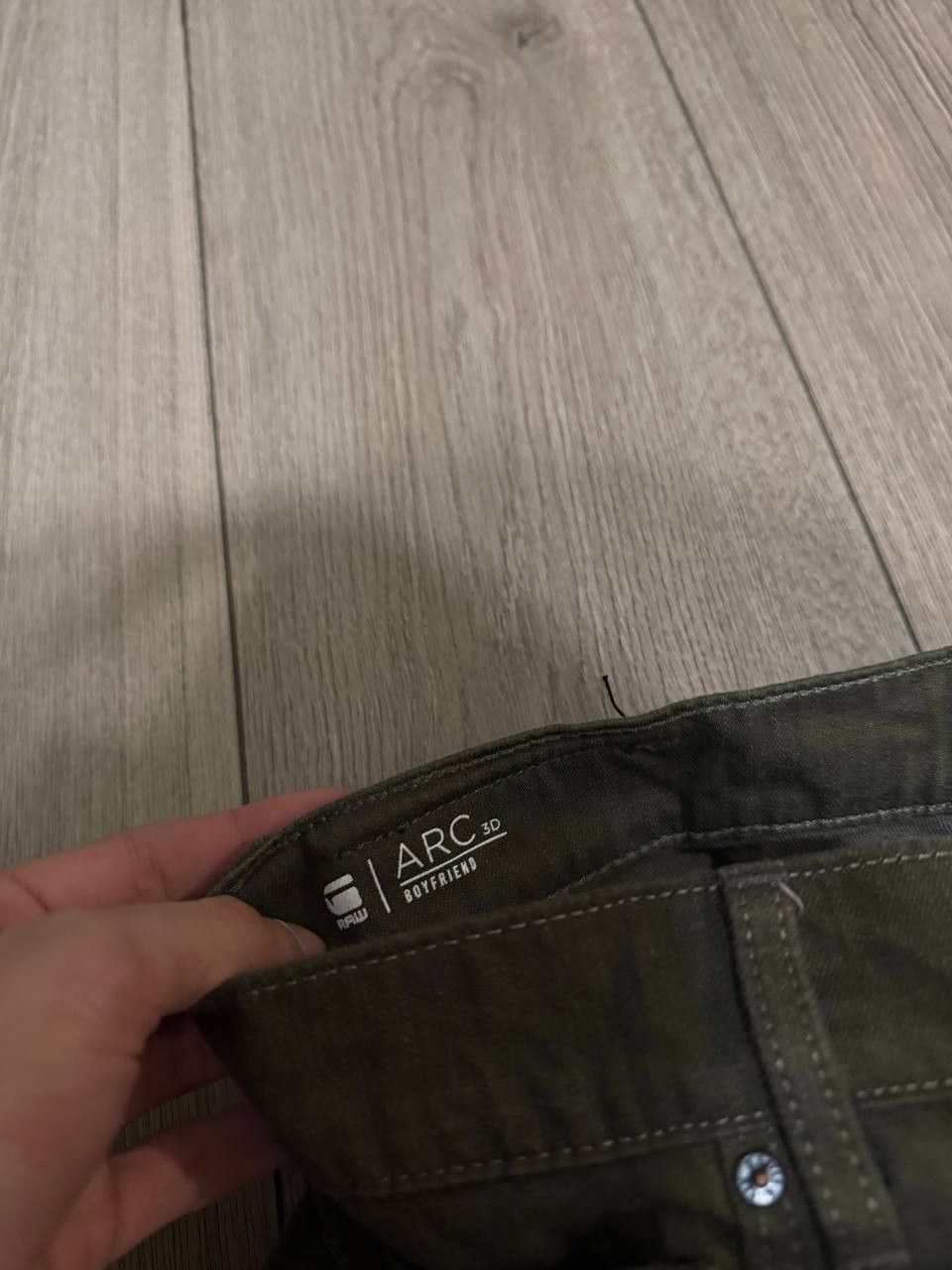 G-Star g star raw arc 3d boyfriend slim jeans 28x32 green Size US 28 / EU 44 - 6 Thumbnail