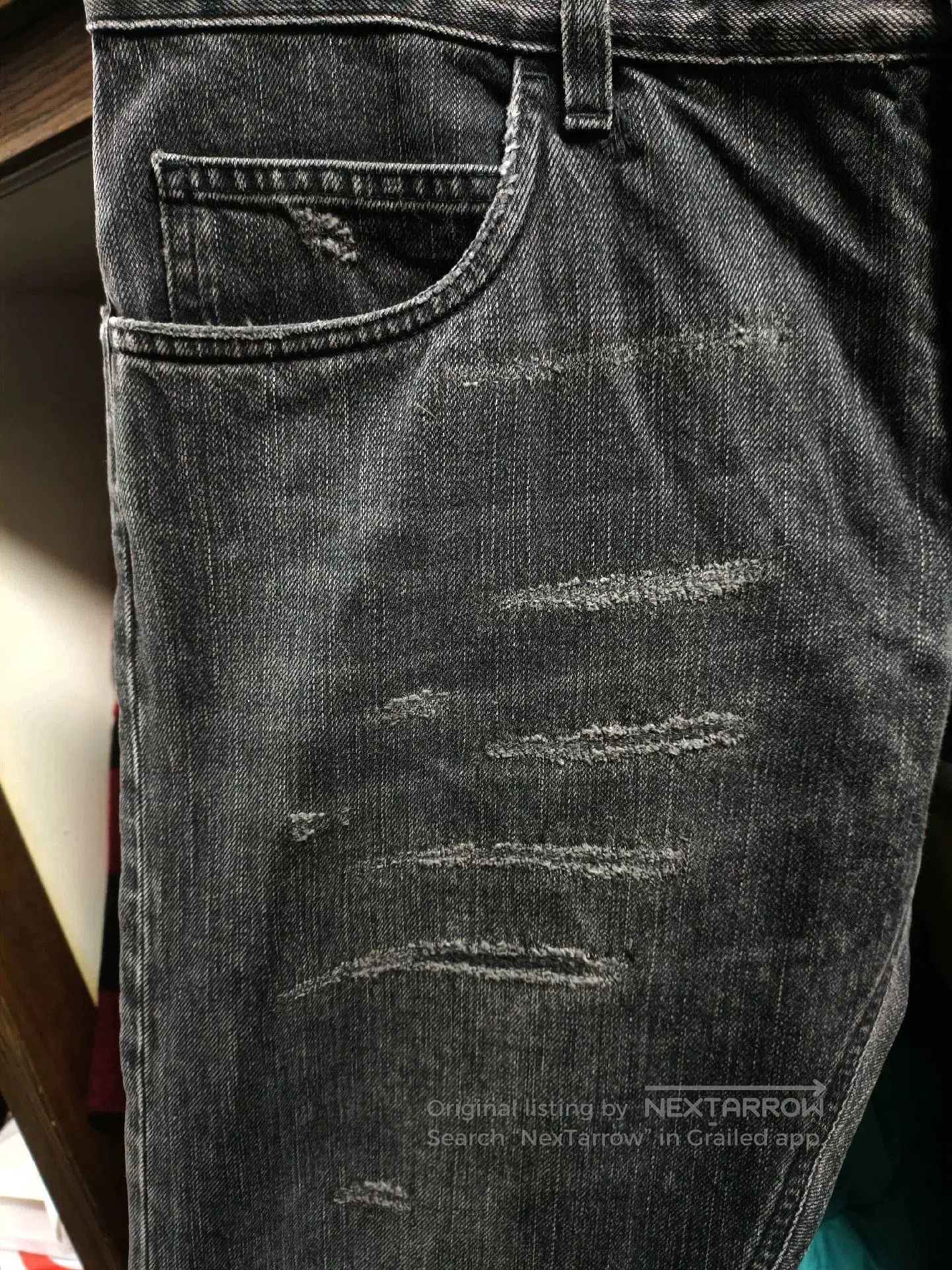 Dolce & Gabbana Dolce & Gabbana Mafia Embroidered Distressed Jeans. Size US 34 / EU 50 - 3 Thumbnail