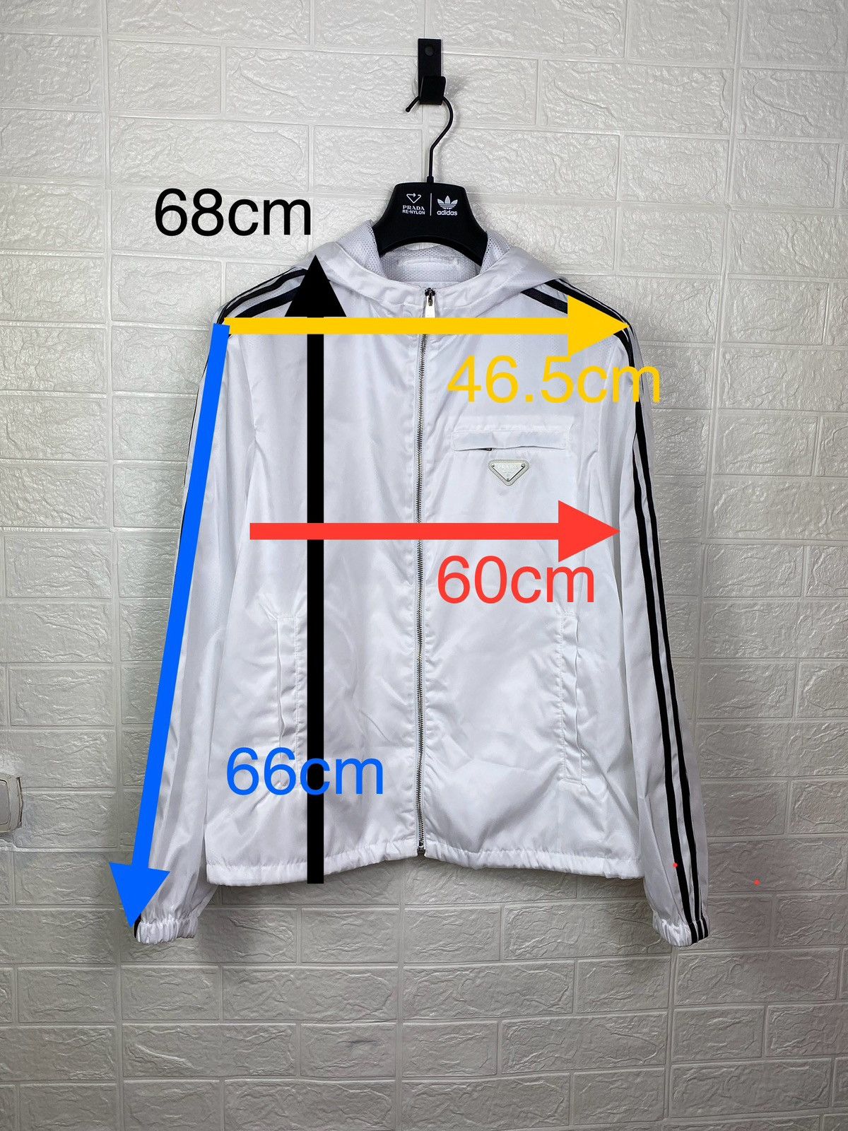 Adidas × Prada Adidas x Prada Re-Nylon Hooded Track Jacket Size US M / EU 48-50 / 2 - 2 Thumbnail