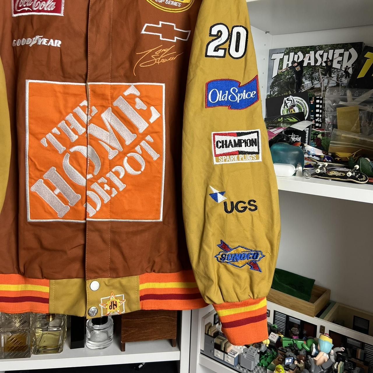 NASCAR Vintage 90s Nascar by JH Design moto racing biker jacket Size US XL / EU 56 / 4 - 4 Thumbnail