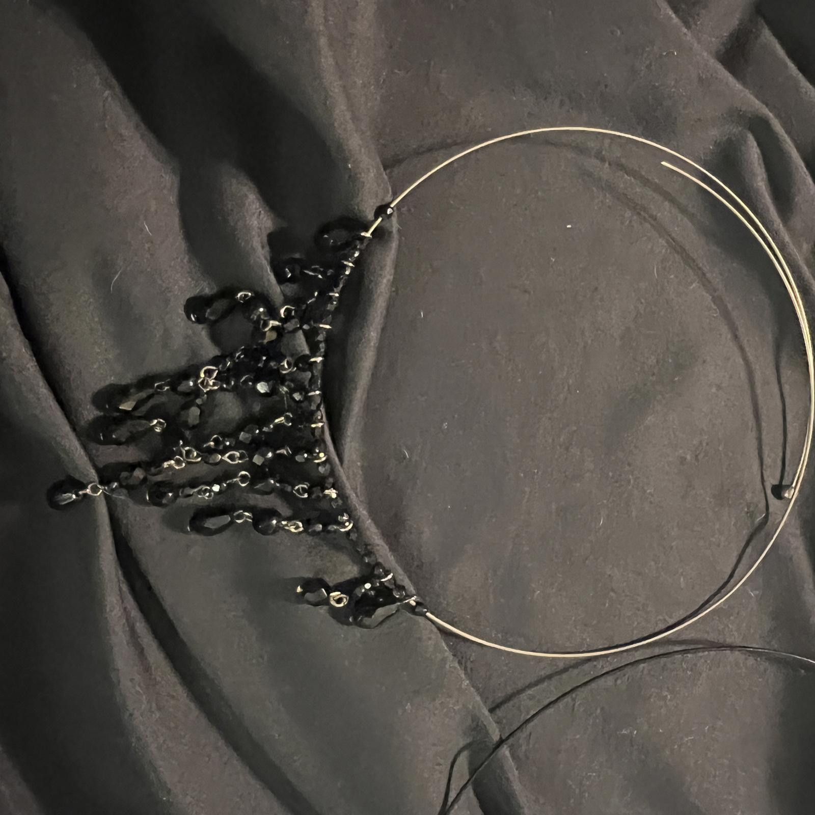 The Unbranded Brand Black Beaded Necklace Size ONE SIZE - 1 Thumbnail
