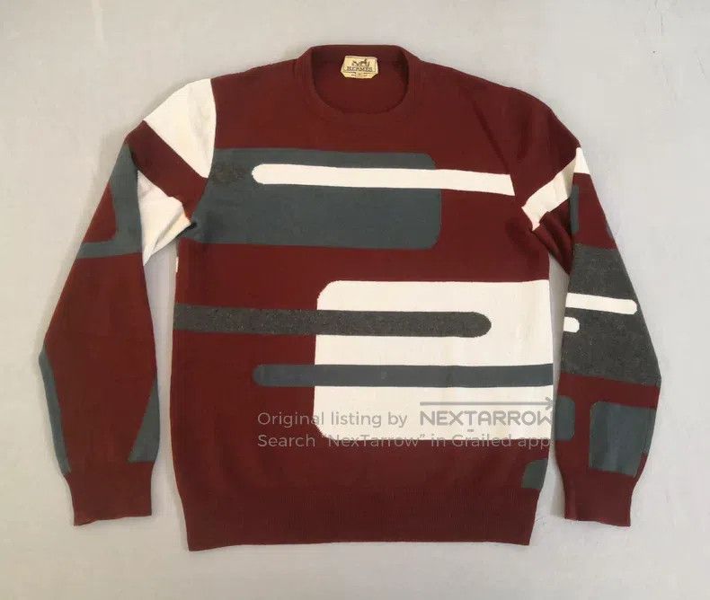 Hermes Hermes Men's knit sweater, autumn and winter style, 100% w Size US S / EU 44-46 / 1 - 1 Thumbnail