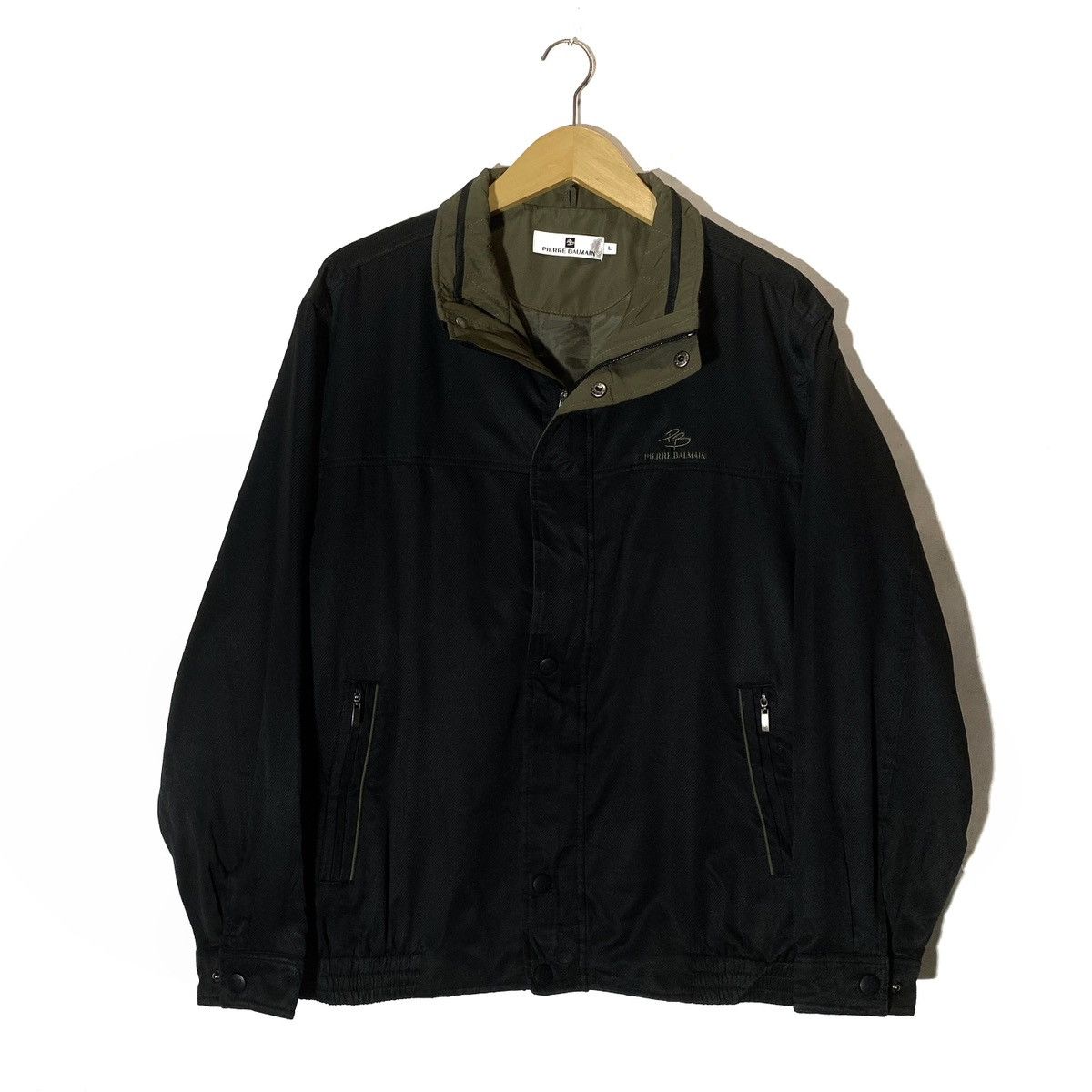 Pierre Balmain Work Jacket Black Vintage - Outerwear
