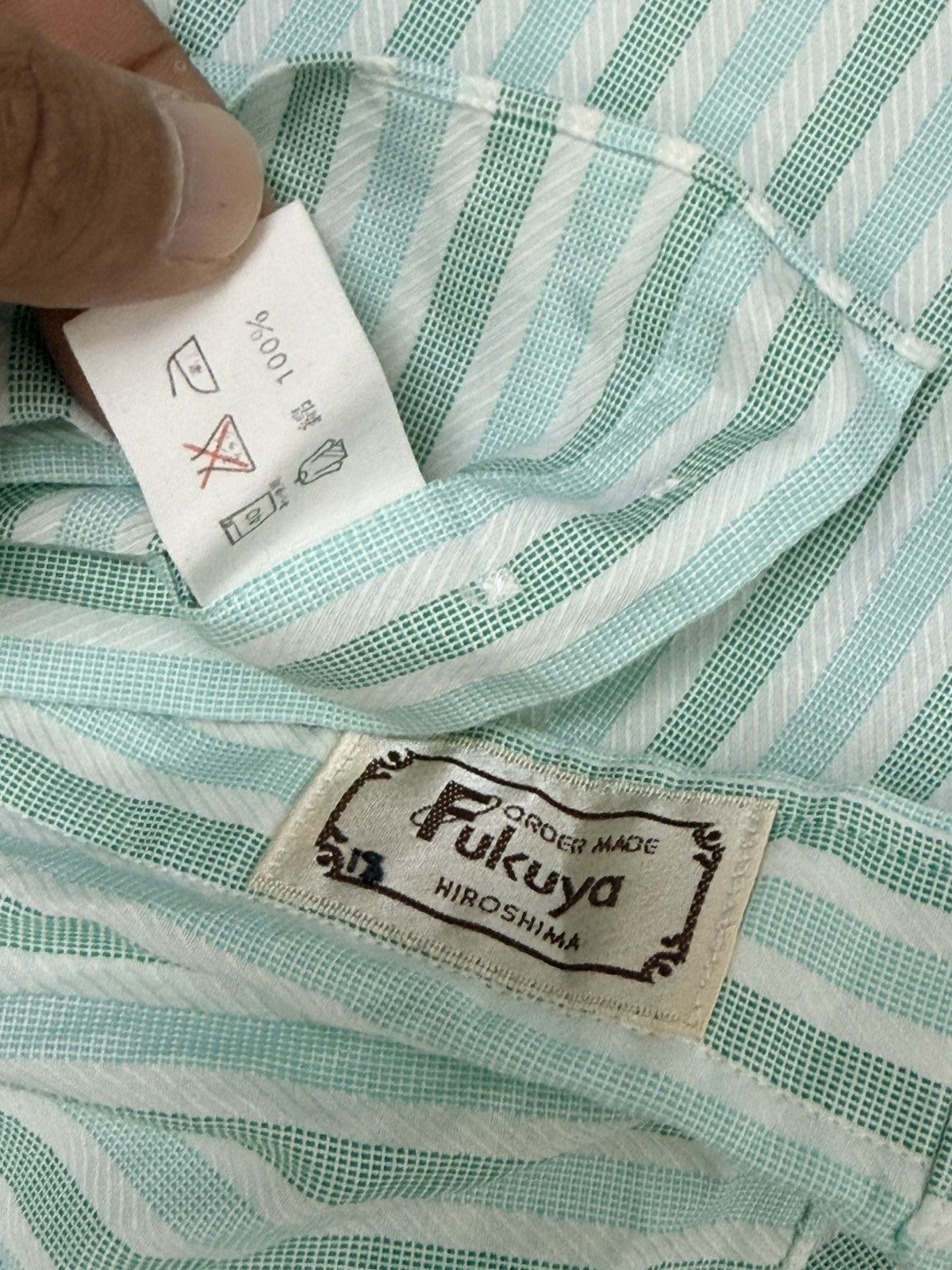 Celine Vtg Celine Striped Shirt amiri cdg julius balenciaga 7🟩3 Size US M / EU 48-50 / 2 - 17 Thumbnail