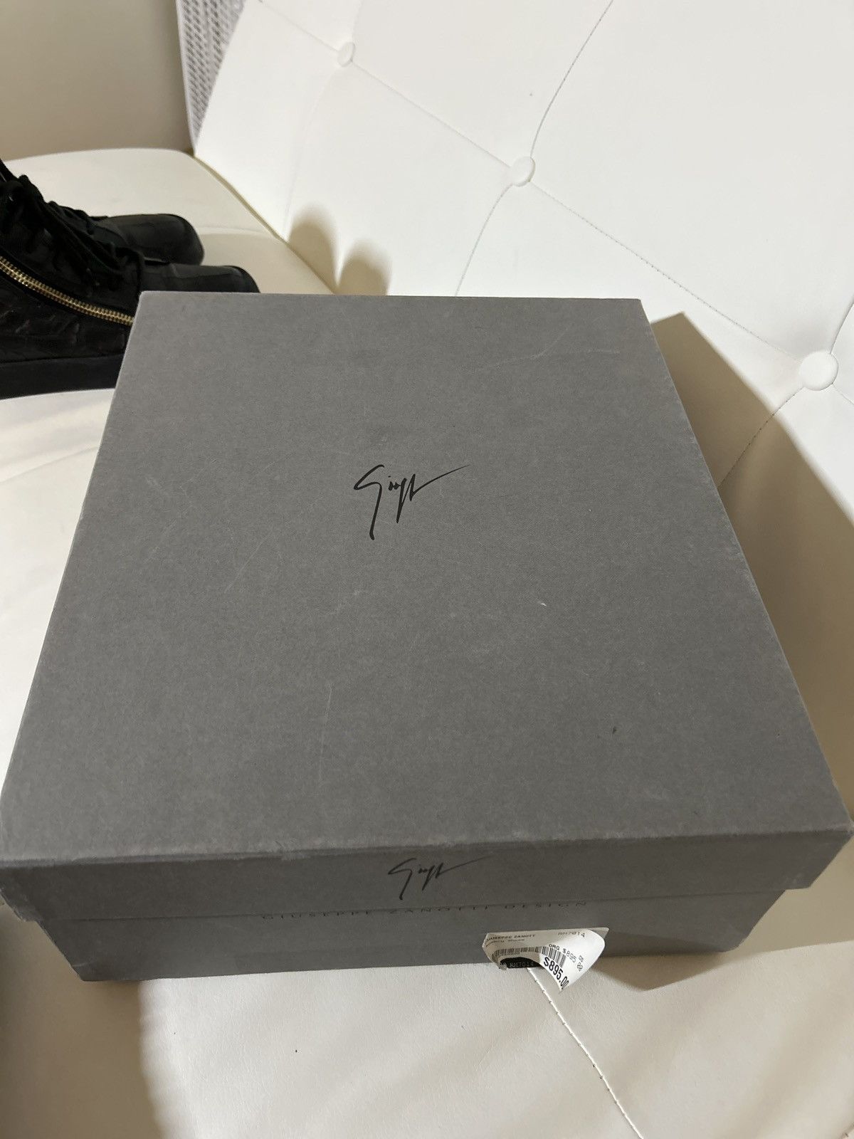 Giuseppe Zanotti Giuseppe Zanotti Matt Croc Mid Sneaker Size US 10 / EU 43 - 7 Thumbnail