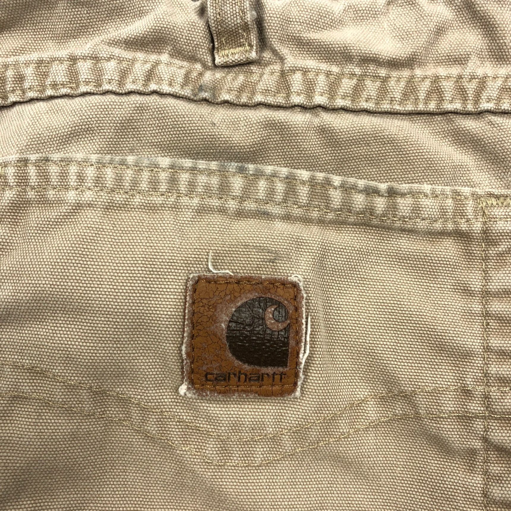 Carhartt Carhartt B159 Loose Fit Canvas Work Pants Men 34x30 Khaki Brown Utility Size US 34 / EU 50 - 5 Thumbnail