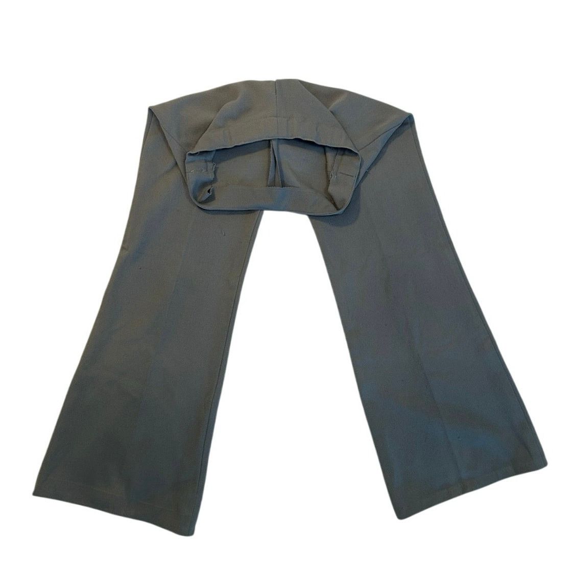 Other Women's Handmade Blue Grey Business Casual Pants Size 10 Size 32" / US 10 / IT 46 - 3 Thumbnail