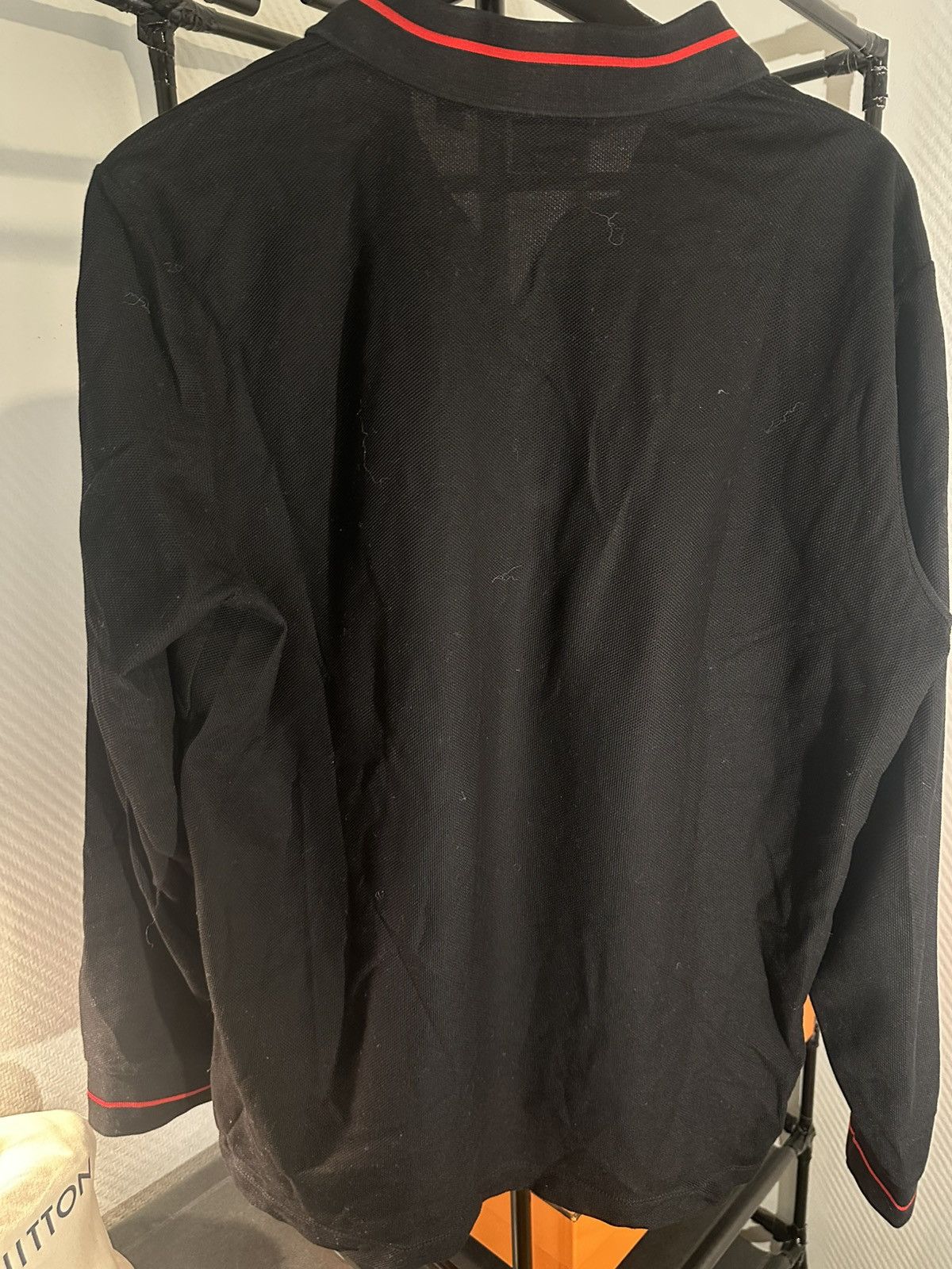 Burberry Burberry London England Logo Long Sleeve Polo Black/Red M Size US M / EU 48-50 / 2 - 4 Thumbnail