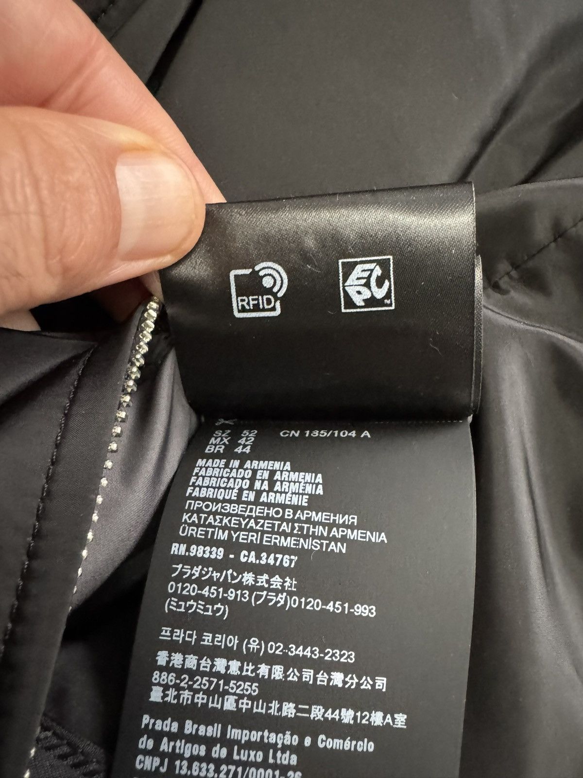Prada PRADA reversible jacket SEE REAL TAPE MEASUREMENTS IN PHOTOS Size US L / EU 52-54 / 3 - 8 Thumbnail