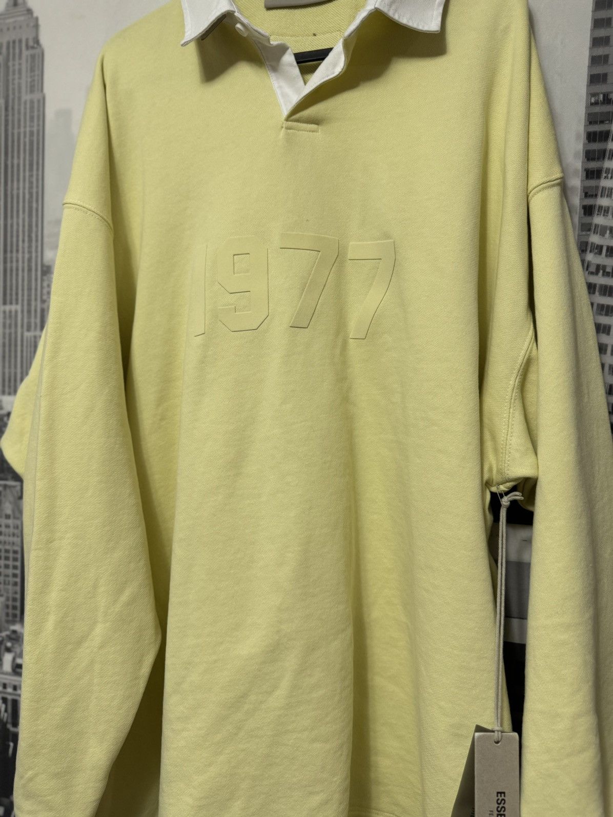 Fear of God Fear of God Essentials 1977 Rugby L/S SZ Large Canary💥 Size US L / EU 52-54 / 3 - 2 Thumbnail