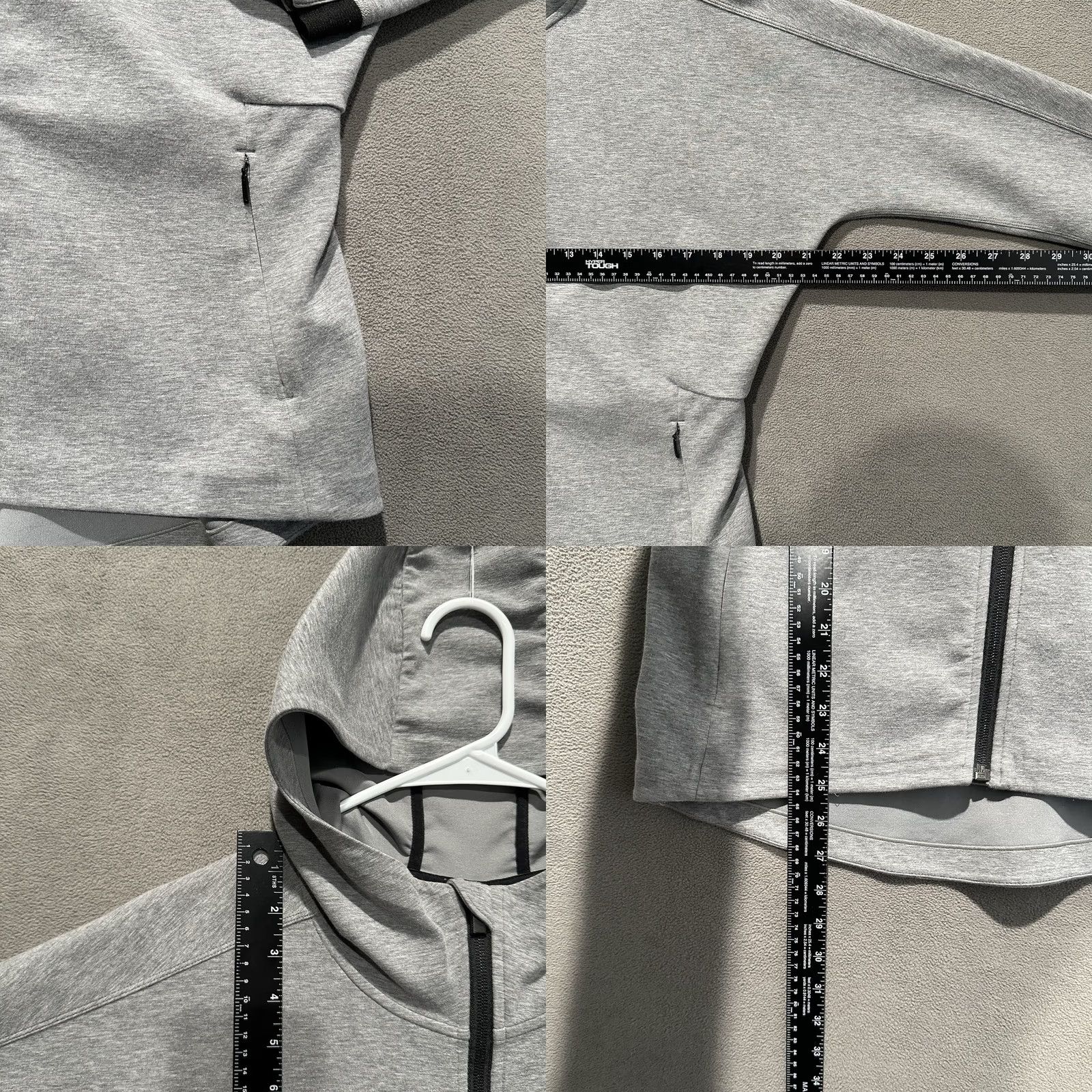 Athleta Athleta Modern Life Hoodie Jacket Womens Small Gray Full Zip Stretch 201222 EUC Size S / US 4 / IT 40 - 9 Thumbnail