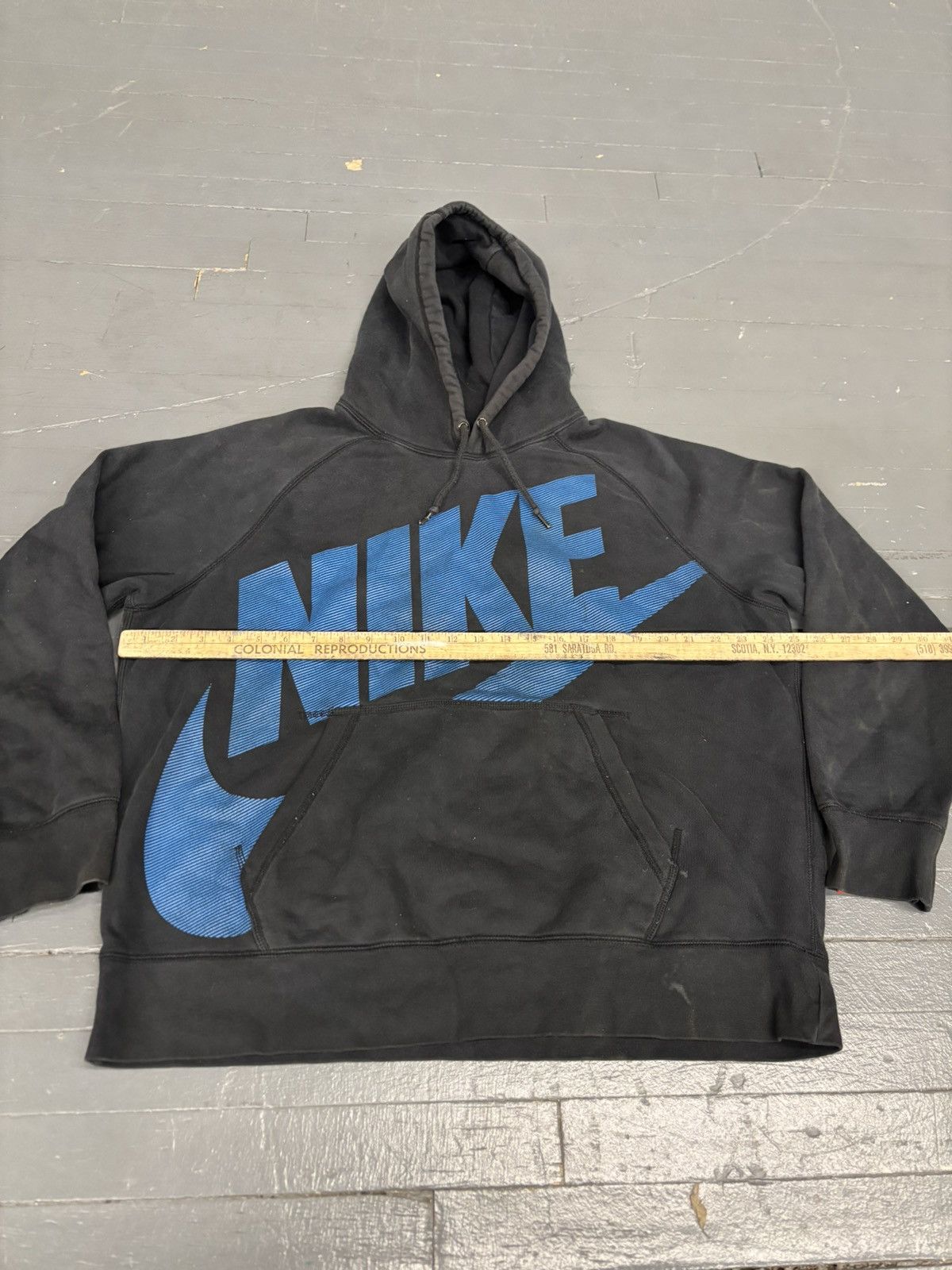 Nike Y2K Nike big logo hoodie Size US XL / EU 56 / 4 - 4 Thumbnail