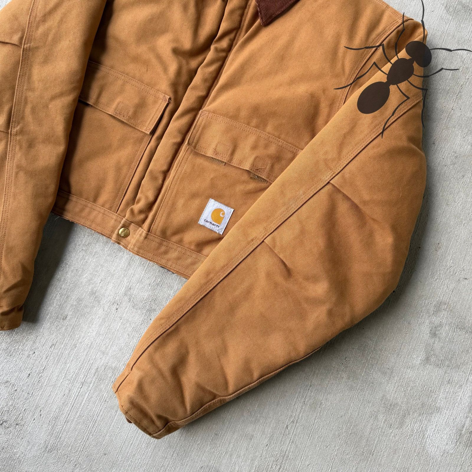 Carhartt × Vintage Carhartt brown cropped Detroit style work wear jacket Size US S / EU 44-46 / 1 - 4 Thumbnail
