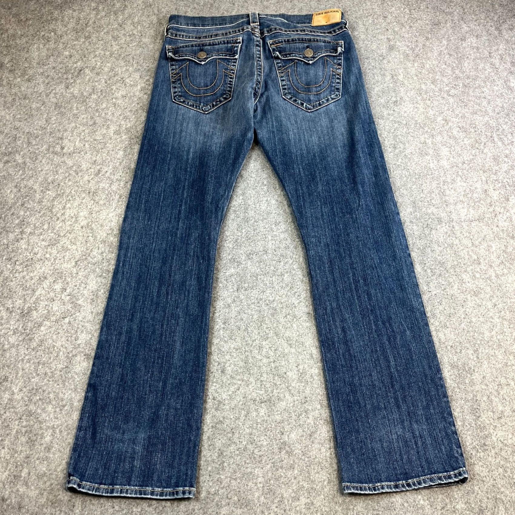 True Religion True Religion Jeans Slim/Relaxed Straight 34 32 Blue Ricky Denim 5-Pocket Mens Shoes Size US 34 / EU 50 - 2 Thumbnail
