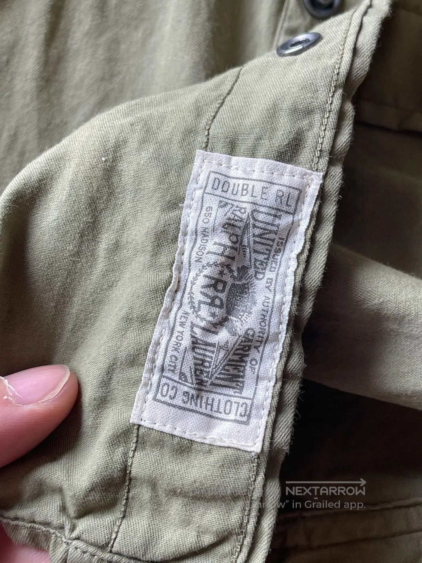 RRL Ralph Lauren RRL Slim Fit Twill Western Shirt. Size US S / EU 44-46 / 1 - 8 Thumbnail